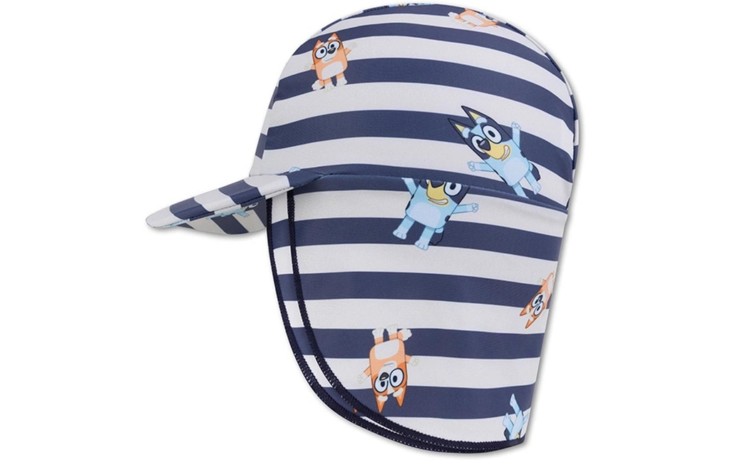 Swim Essentials Casquette UV Bluey Taille 3 cm,  Bleu rayé