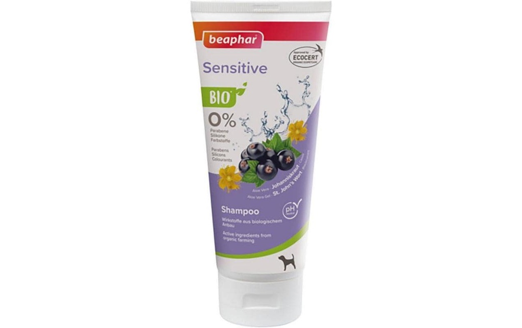 Beaphar Shampooing Bio Sensitive contre les démangeaisons 200 ml