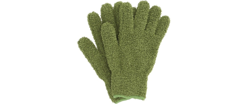 Esschert Design Chiffon de nettoyage Gants anti-poussière pour plantes 1 Pièce/s, Vert