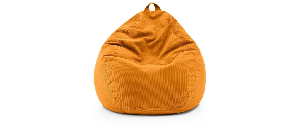Lumaland sac pour s'asseoir 120 l Confort Polyester (PES), Jaune
