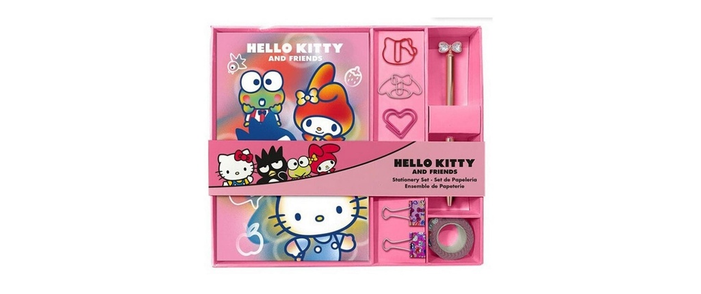 Sombo Set d'écriture Hello Kitty 22 x 25.5 cm
