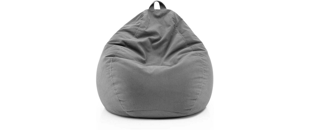 Lumaland sac pour s'asseoir 120 l Confort Polyester (PES), Gris
