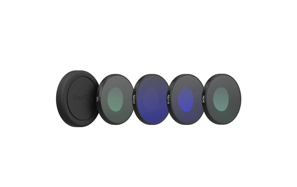 Smallrig Kit de filtres filetés pour DJI Osmo Action 6 ND8 ND16 CPL