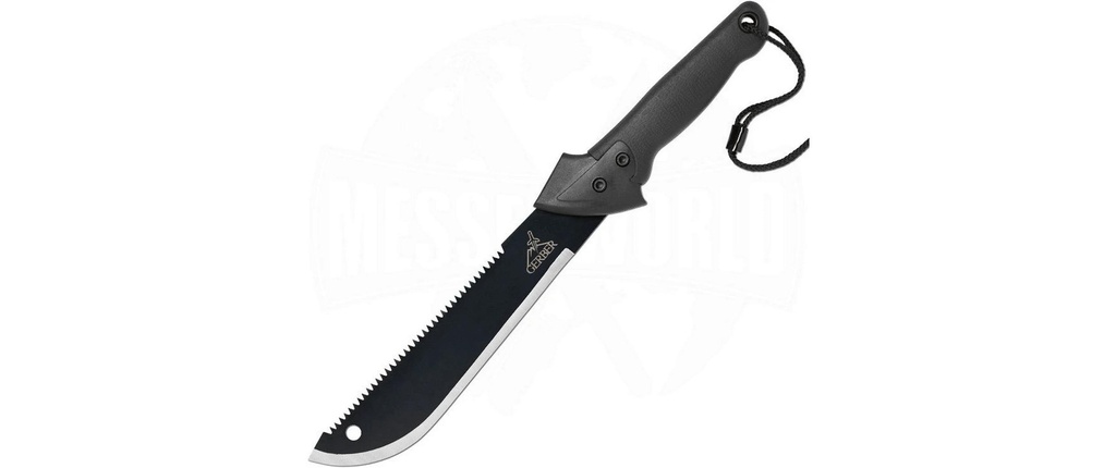 Gerber Machette GATOR JR. Acier au carbone Caoutchouc Noir