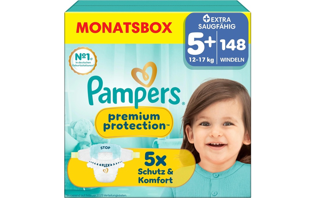 Pampers Couches Premium Protection Taille 5