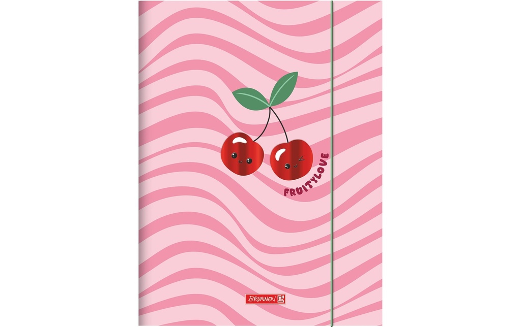 Brunnen Portfolio à ruban élastique Fruity Love A3