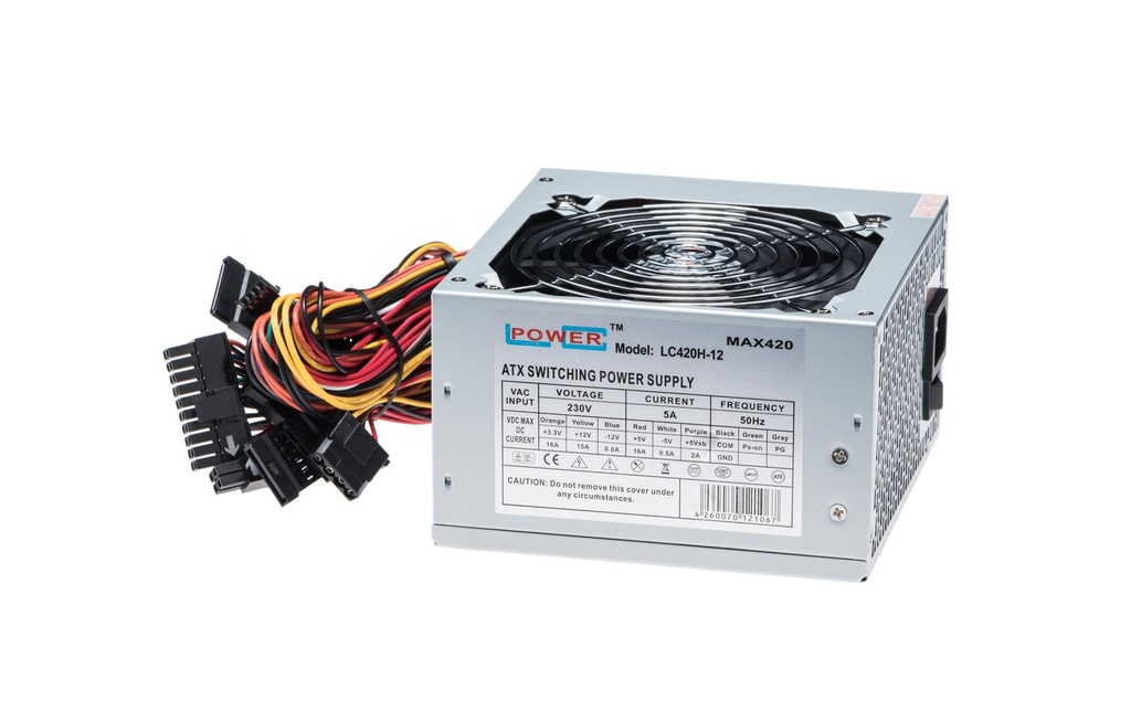 LC-Power Bloc d’alimentation LC420H-12 V1.3 Office 420 W