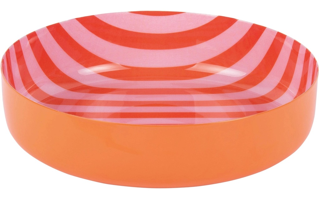 present time Coupe Bowl Animado Medium, Bright orange / Soft pink