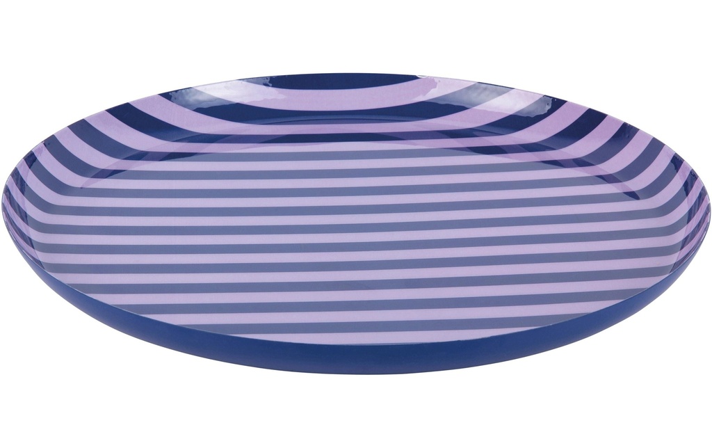 present time Assiette non décorative Animado Large, Cobalt blue / Soft purple