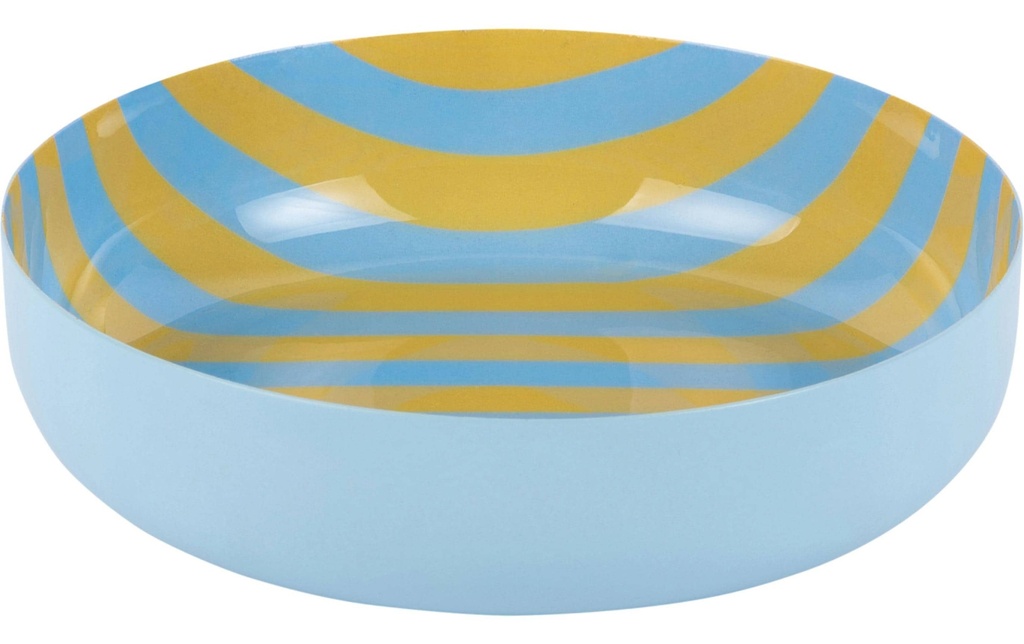 present time Coupe Bowl Animado Small, Citrine yellow / Soft blue