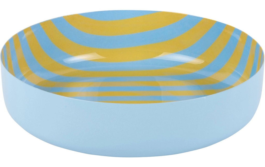 present time Coupe Bowl Animado Medium, Citrine yellow / Soft blue