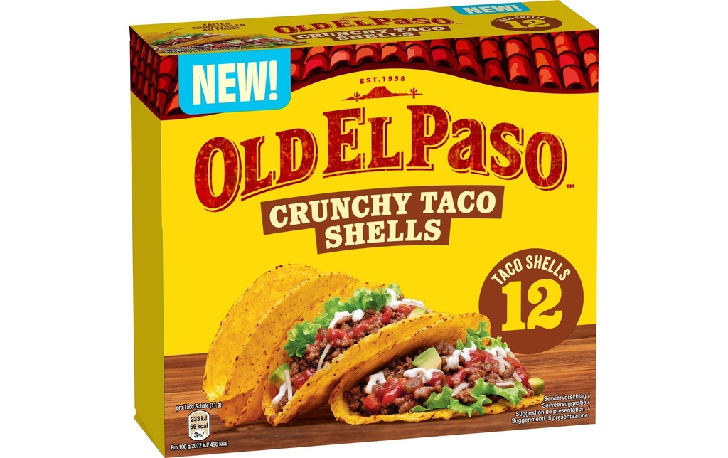 Old El Paso Hard Taco Shells 135 g