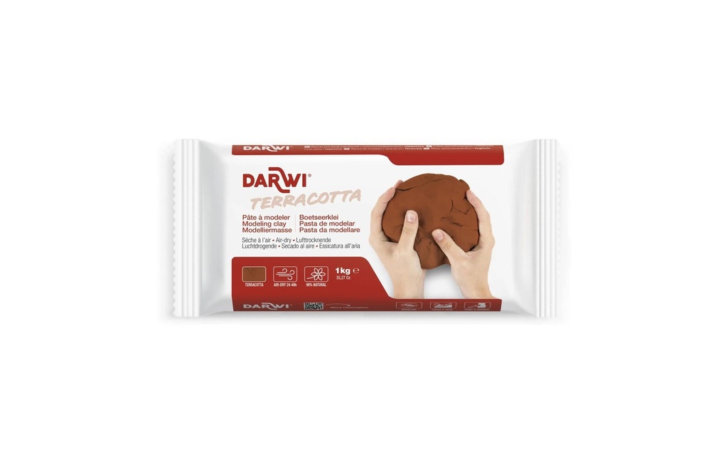 Basteln Matière à modeler Terre cuite 1 kg
