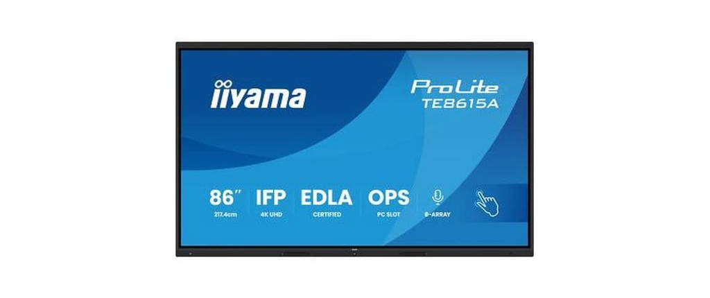 iiyama Écran tactile ProLite TE8615A-B2AG infrarouge 85.6