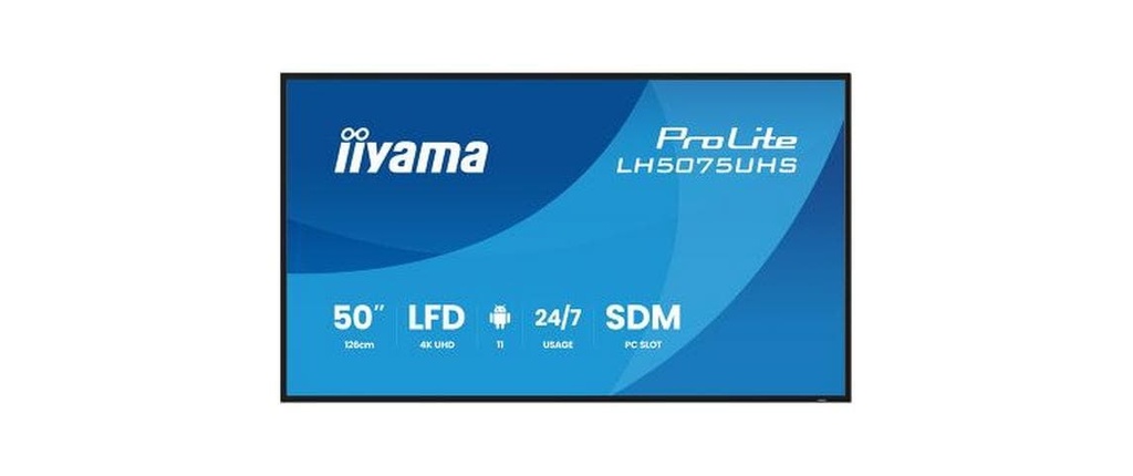 iiyama Ecran Public ProLite LH5075UHS-B2AG 50