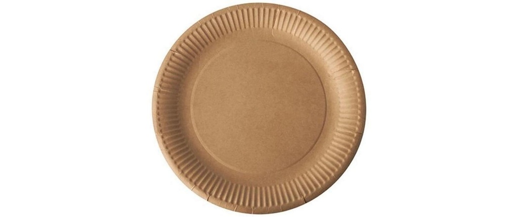 Papstar Assiettes jetables Carton PURE Ø 23 100 Pièce/s