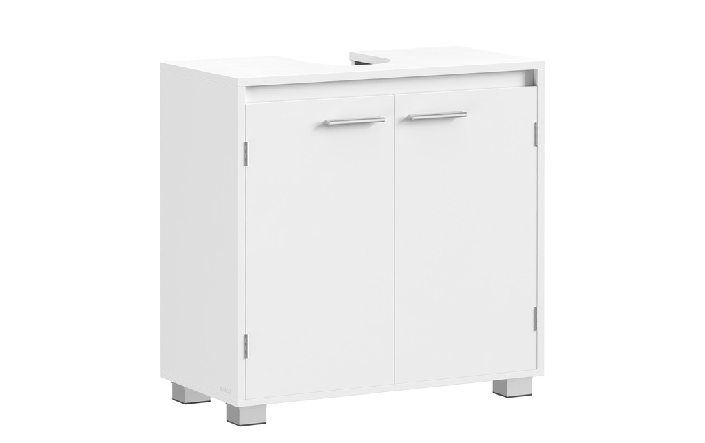 VASAGLE Armoire pour lavabo 60 x 60 cm, Blanc