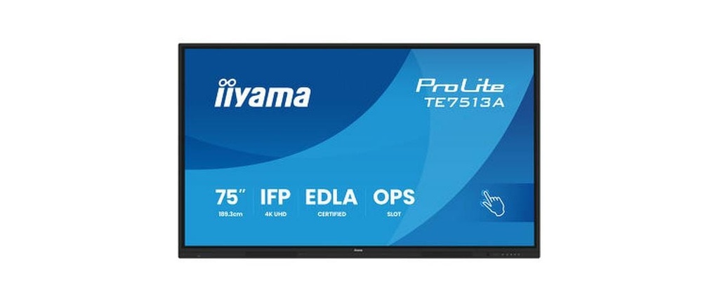 iiyama Écran tactile Prolite TE7513A-B2AG infrarouge 75