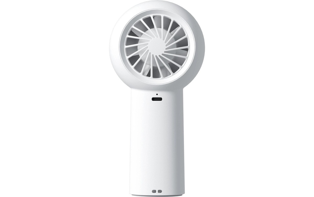 Jisulife Ventilateur à main Fan 5 plus Blanc