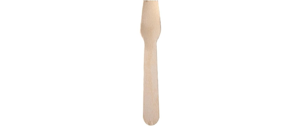 Papstar Cucchiaio da gelato monouso Bois PURE 100 Pièce/s Brun