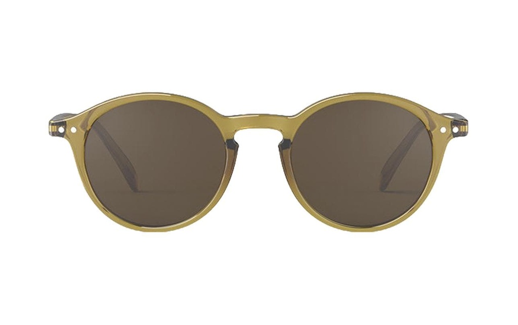 izipizi Lunettes de soleil Square #C Vert doré, 100% UV, cat.3