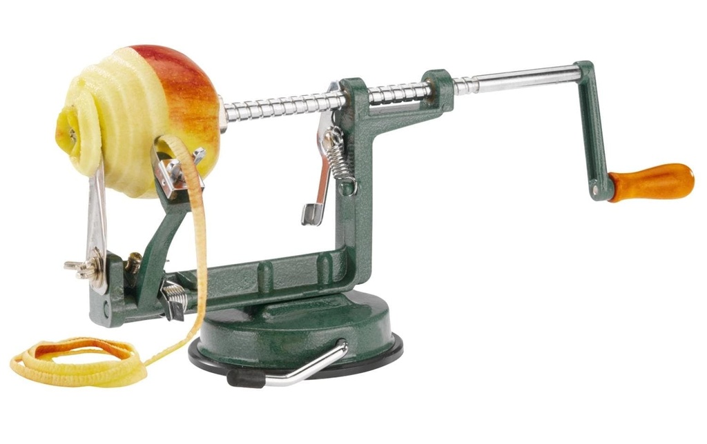 Westmark Pèle-pomme rêve de pomme avec ventouse, 45 x 26 x 14 cm Vert