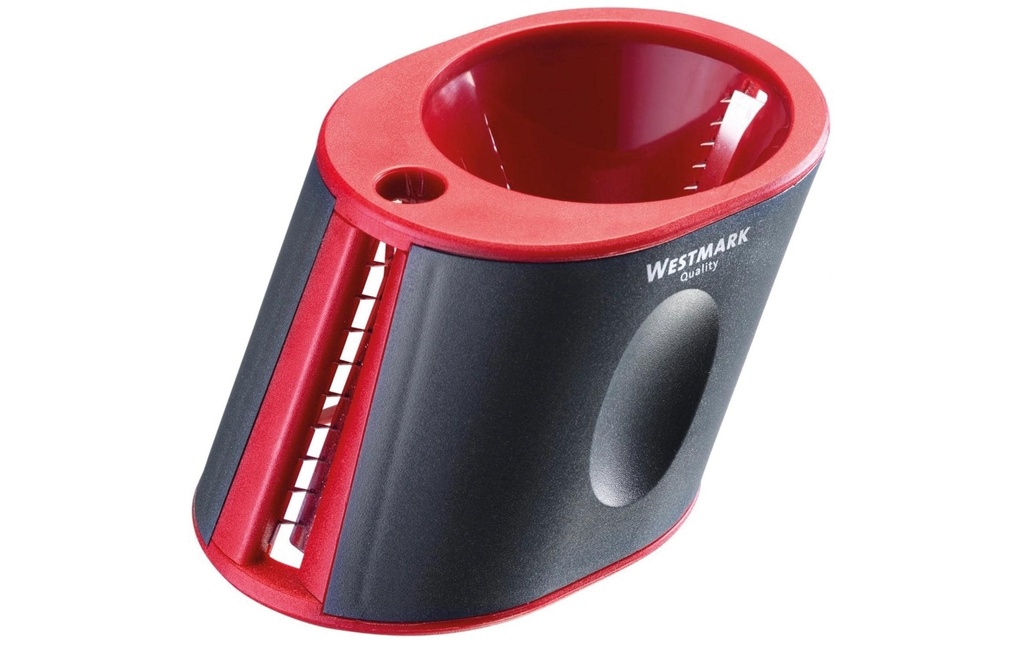 Westmark Coupeuse de spirales duolo, 8 x 6.7 x 8 cm Rouge