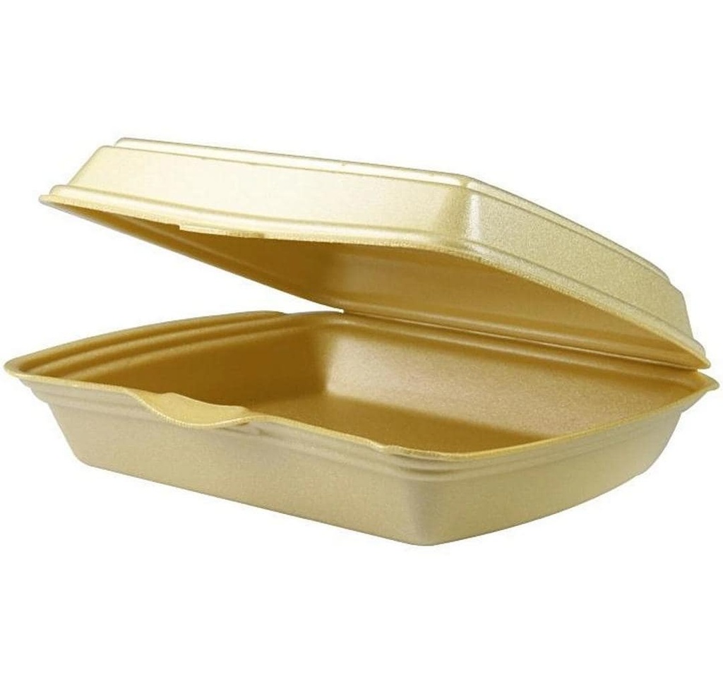Papstar Boîte à menus XPS non divisée 100 Pièce/s