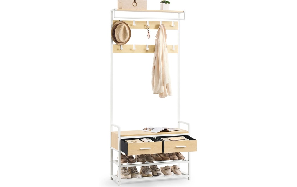 VASAGLE Portemanteau 80.4 x 30 x 181.6 cm