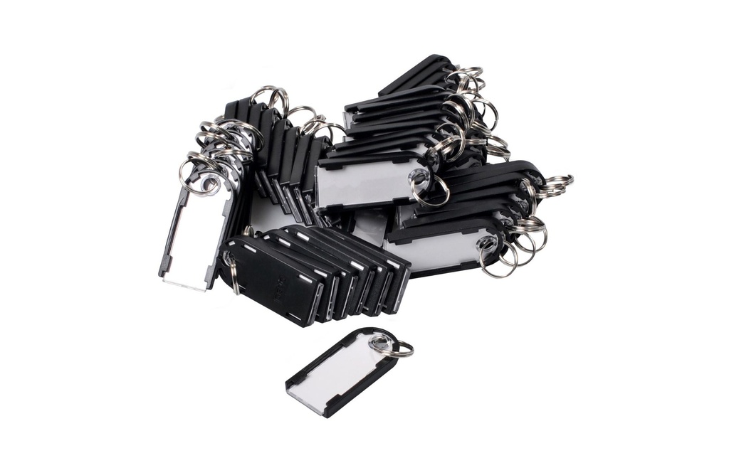 Pavo Porte-clés Noir, 50 pièces magnétique