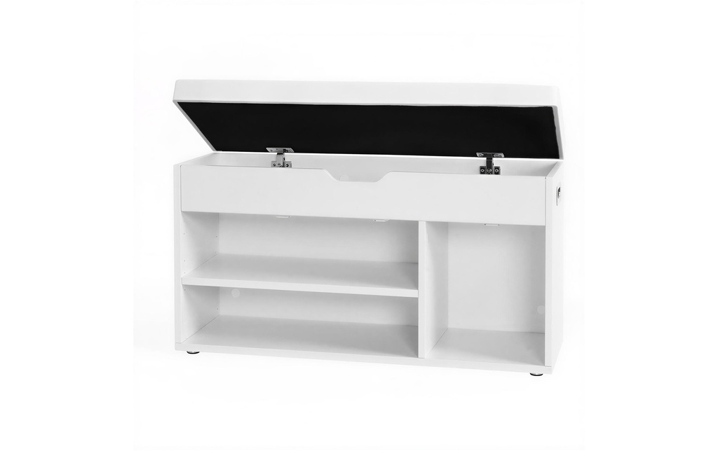 VASAGLE Banc à chaussures White