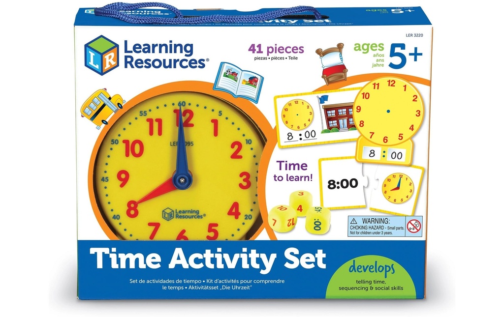 Learning Resources Jouets d’occupation Set d'activités Time