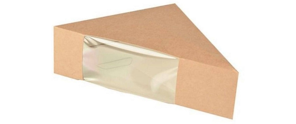 Papstar Boîte à sandwichs fenêtre 50 Pièce/s
