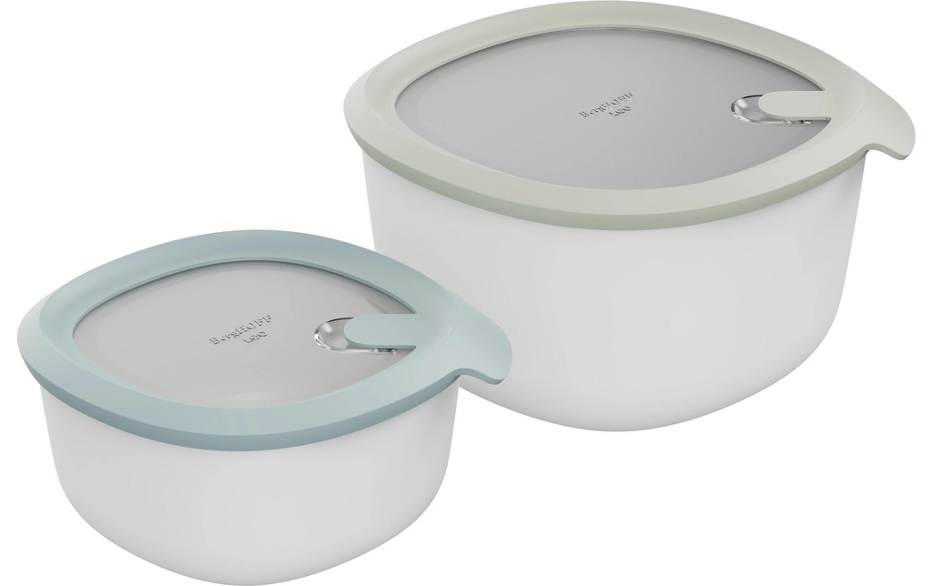 BergHOFF Set multi-bol Leo Studio, 2 pièces, avec couvercle 0 l, Multicolore