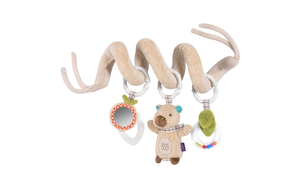 fehn Spirale d'activité Capybara, Beige / Marron, 35 cm