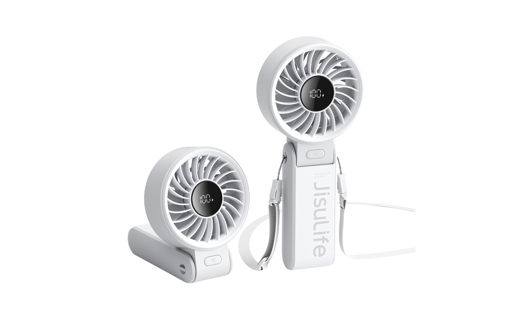 Jisulife Ventilateur à main Fan 7 Gris