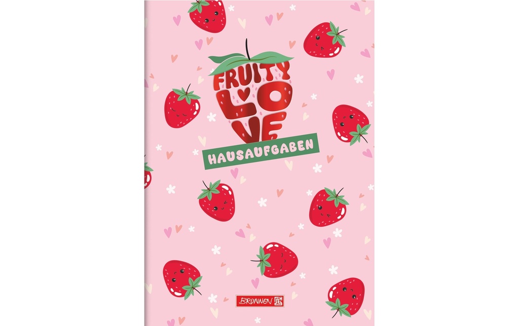Brunnen Cahier de devoirs Fruity Love A5, 48 feuilles