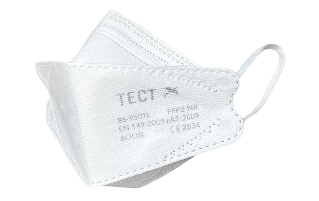 TECT Masque de protection respiratoire FFP2, 10 pièces