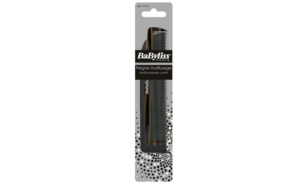 Babyliss Multiusage 776133 Peigne de poche plastique noir