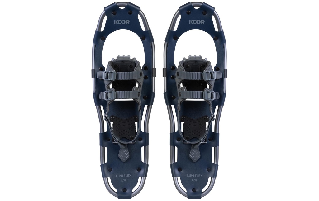 KOOR Raquette à neige Lumi Flex L/XL bleu foncé