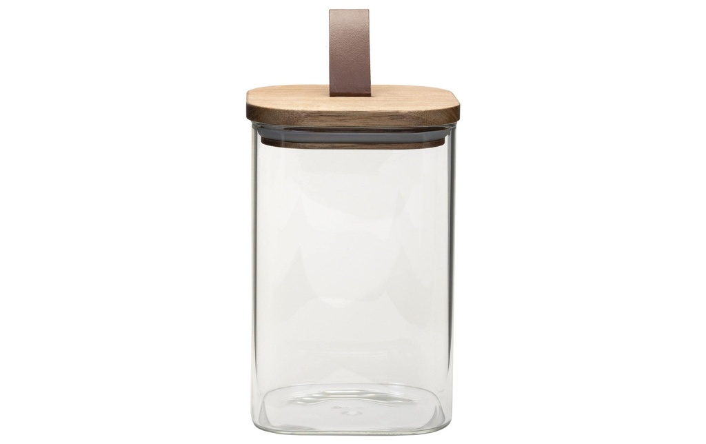 COCON Boîte à provisions anguleux 1 l, Transparent