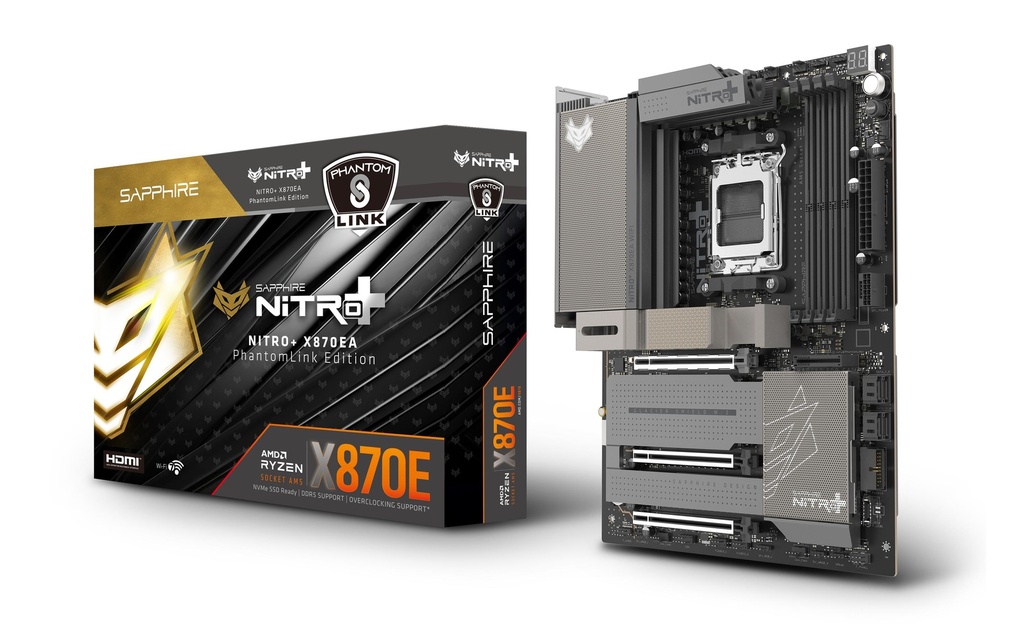 SAPPHIRE Carte mère NITRO+ X870EA PhantomLink Edition WIFI7