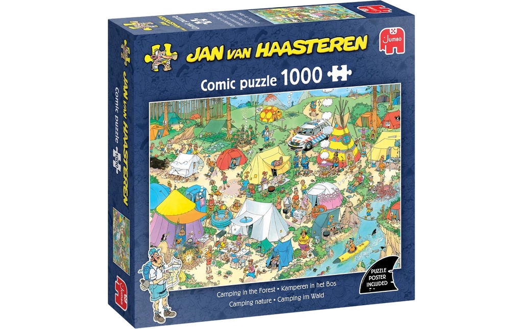 Jumbo Puzzle Camping en forêt