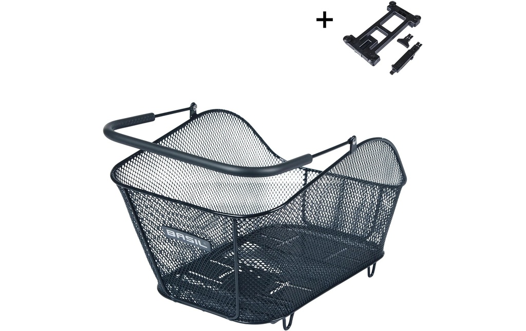 BASIL Panier à vélos Icon M MultiSystem NX 23 l, noir