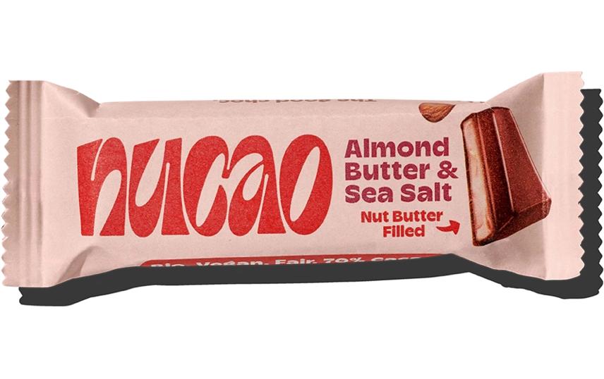 Nucao Barre Barre de chocolat à l'amande et au sel de mer 33 g
