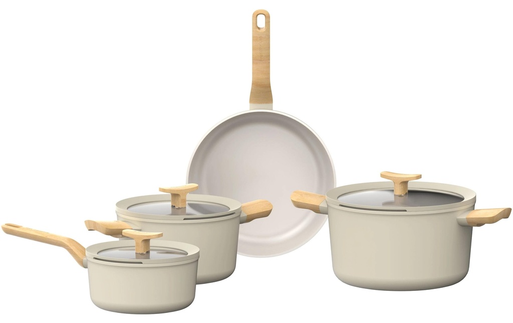 BergHOFF Set de casseroles Leo Balance Cream 7 pcs. 0 cm