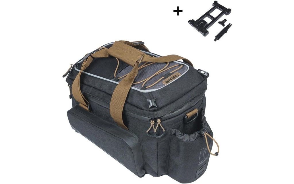 BASIL Sacoche pour porte-bagages Miles XL Pro MIK 9-36 l noir