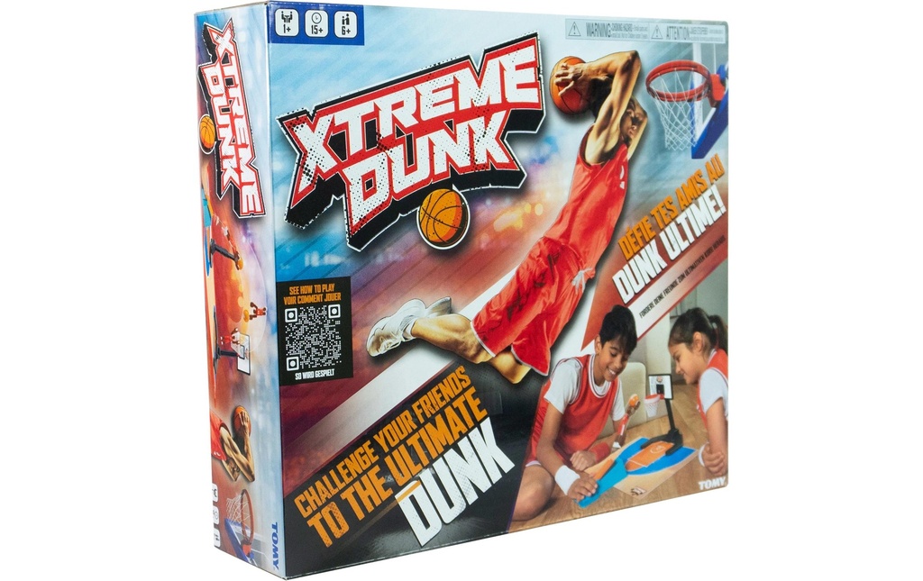 Tomy Jeux d’enfant Xtreme Dunk, d/f/i à partir de 6 ans, à partir de 1 joueur
