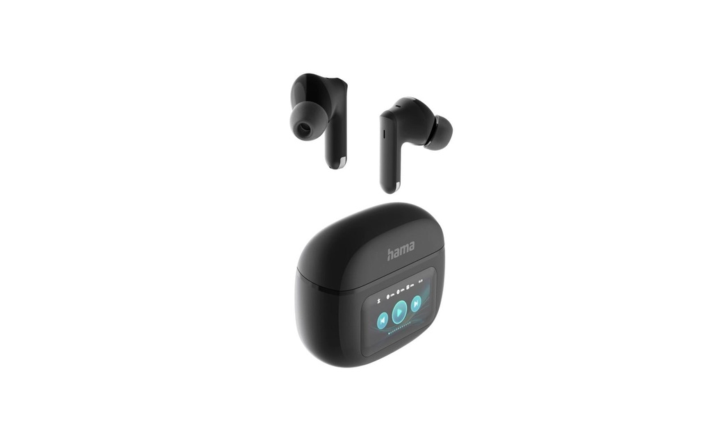 Hama Écouteurs intra-auriculaires Spirit Touch ANC avec écran Noir