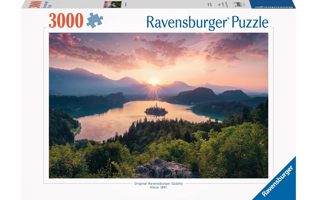 Ravensburger Puzzle Lac de Bled, Slovénie 3000 pièces